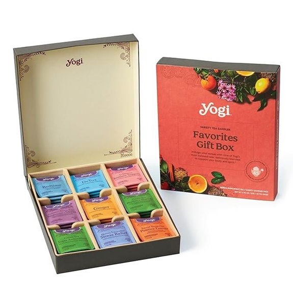 Yogi Organic Tea Sampler Gift Box (45 Bags)