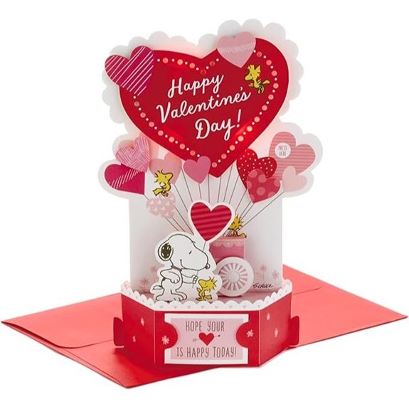 Hallmark Peanuts Musical Valentines Card (Plays Linus & Lucy)