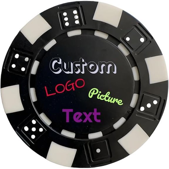 Custom Logo Poker Chips Set (500/1000 Pack)