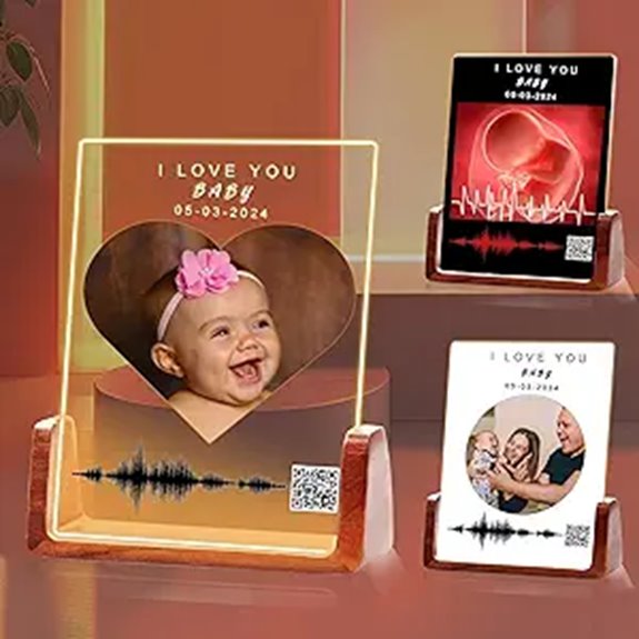 Custom Sound Wave Art Gift with QR Code