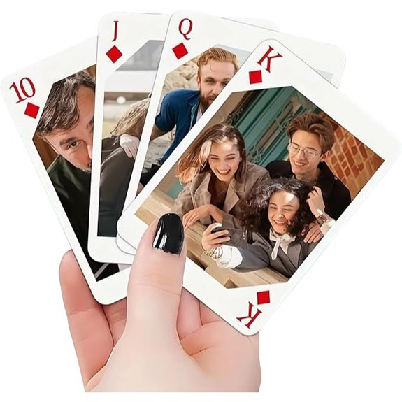 Customized Photo Poker Cards Set for Weddings