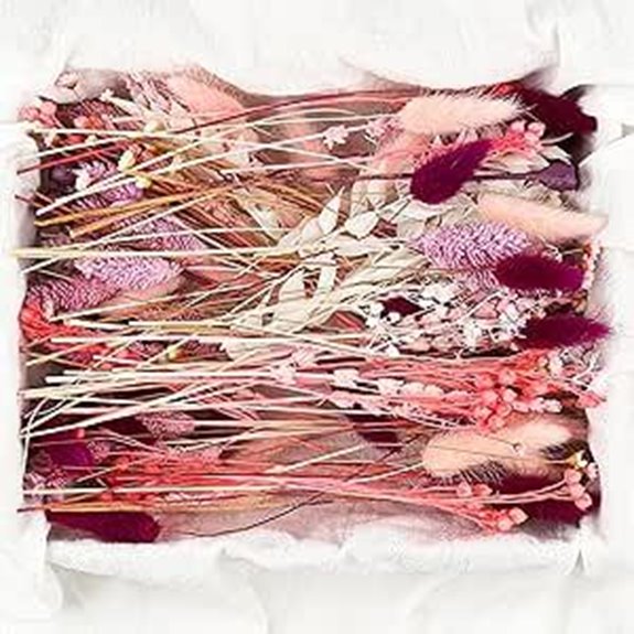 DIY Dried Flowers Craft Kit (Pink)