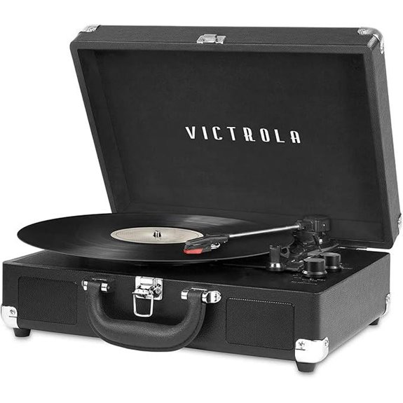 Victrola Bluetooth Portable Record Player with Built-in Speakers