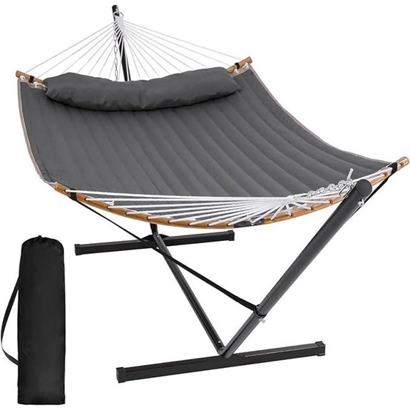 SUNCREAT Double Portable Hammock with Stand