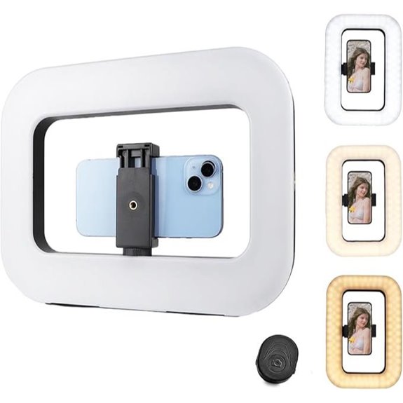 LED Video Light Kit with Battery & Remote