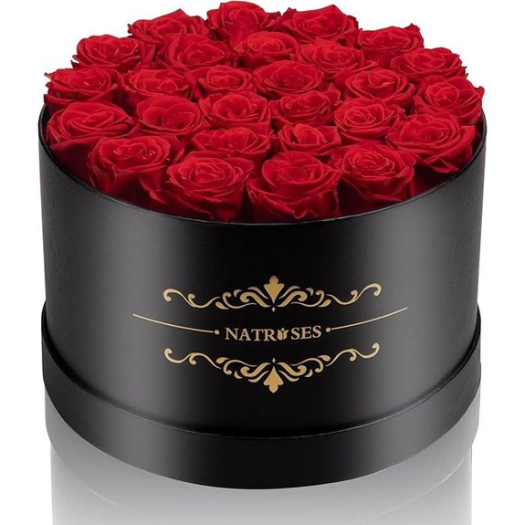 NATROSES 27 Preserved Roses Gift Box for Special Occasions