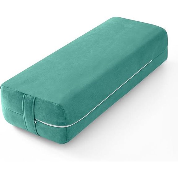 Wellsin Rectangular Yoga Bolster with Washable Cover
