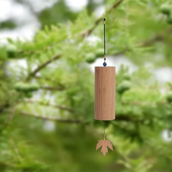 Meditation Bamboo Wind Chimes for Relaxation and Decor