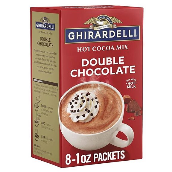 Ghirardelli Double Chocolate Hot Cocoa Packets