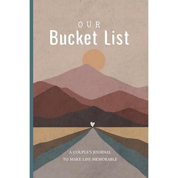 Couples Bucket List Journal for Romantic Adventures