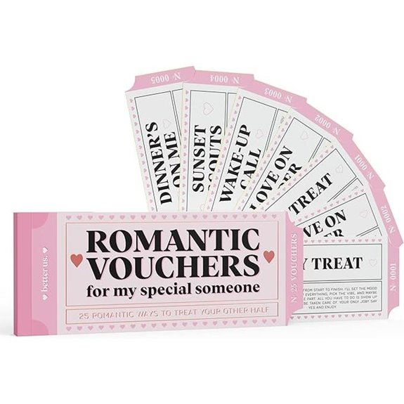 BETTER US 25 Romantic Couples Vouchers Gift Set