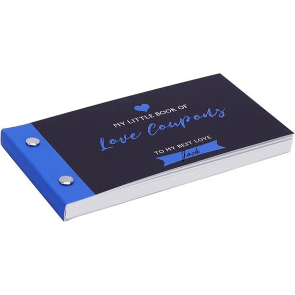 Love Coupon Book for Him - Romantic Couples Gifts