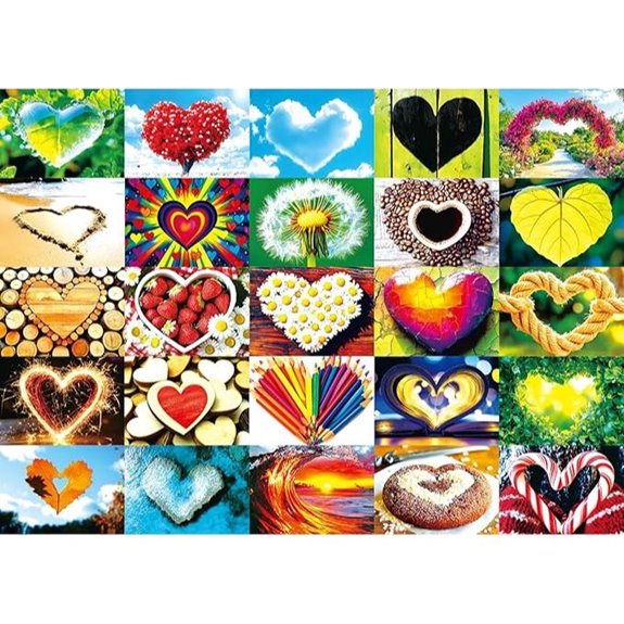 Love Heart 1000 Piece Puzzle for Adults