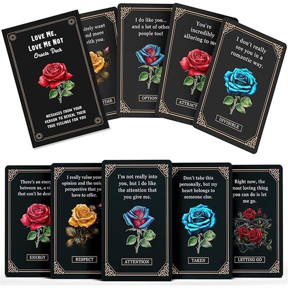 Love Me Love Me Not Oracle Deck with Messages