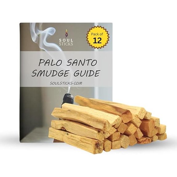 Ancient VEDA Palo Santo Sticks 12 Pack with Smudge Guide