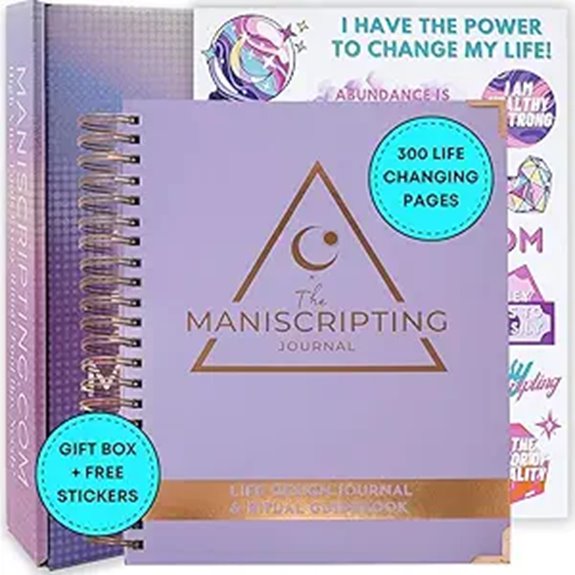 Maniscripting 90-Day Guided Journal for Self-Love and Mindfulness