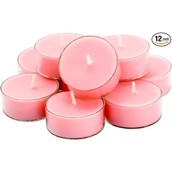 DEYBBY Scented Soy Wax Tealight Candles (12-Pack)