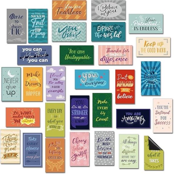 Xuhal 60 Pcs Inspirational Magnets for Fridge