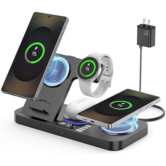Magnetic 6-in-1 Wireless Charger for Samsung Devices