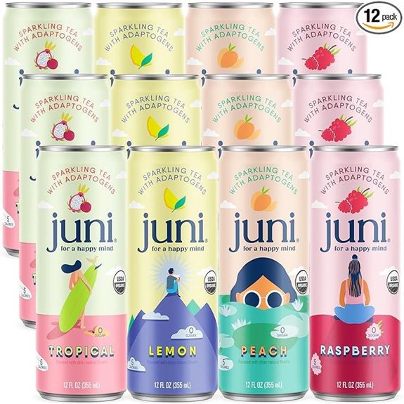 Juni Sparkling Adaptogen Drink 12 Pack