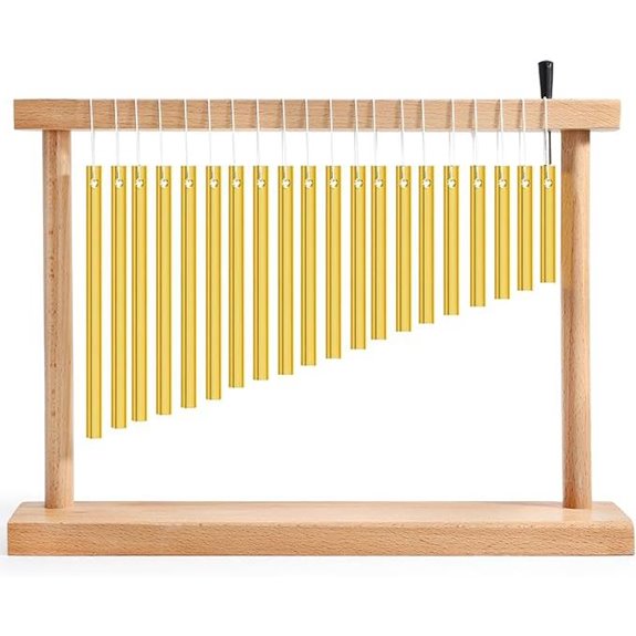 Suwimut 20-Note Tabletop Wind Chime with Mallet
