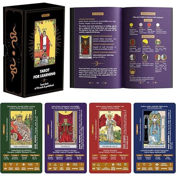 Wyspell Tarot for Learning with Guide Book