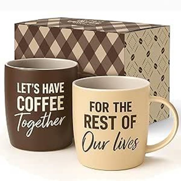 Triple Gifffted Couple Coffee Mug Set