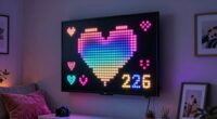top led love note boards