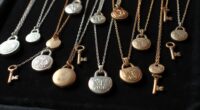 top lock and key necklaces