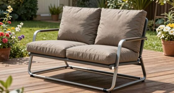 top outdoor foldable love seats