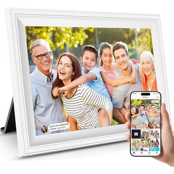 Smart WiFi Digital Photo Frame with Touch Screen