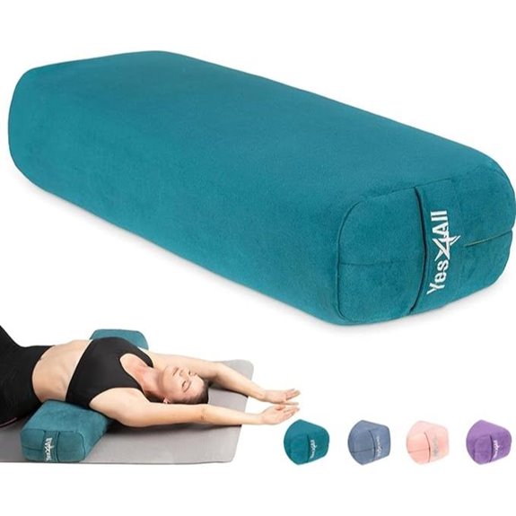 Yes4All Triple-Layer Yoga Bolster Pillow