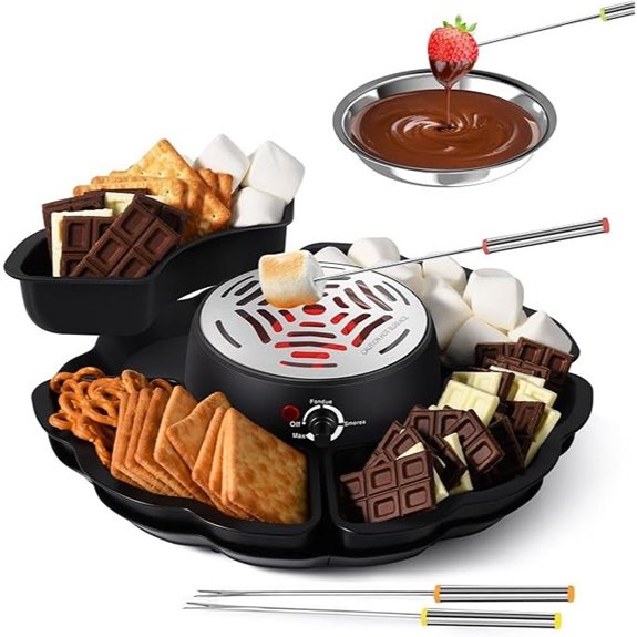 2-in-1 S'mores Maker & Fondue Set