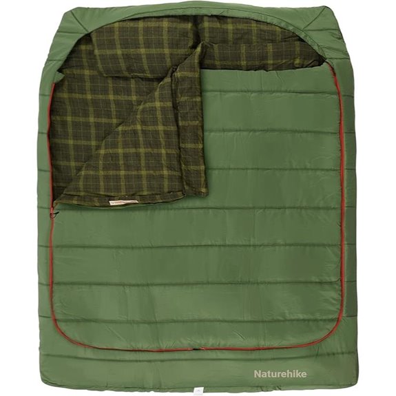 Naturehike 2-Person All-Season Flannel Sleeping Bag