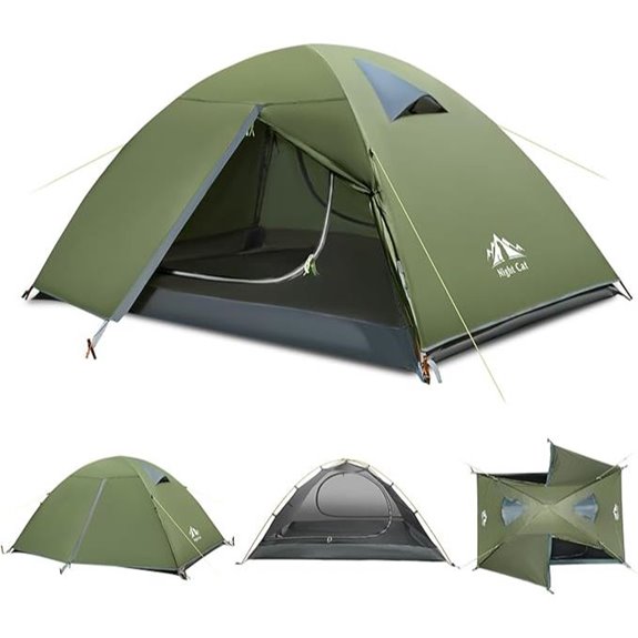 Night Cat 2-Person Waterproof Backpacking Tent