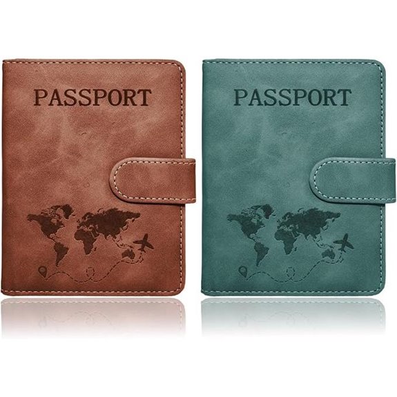 RFID Passport Holders 2-Pack for Travel