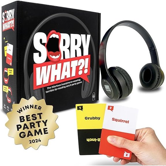 Sorry What Game: Uncensored Lip Reading Party Game