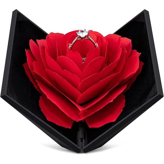 Creative Small Ring Box for Weddings & Proposals