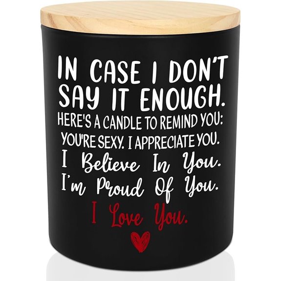 TEEZWONDER Vanilla Lavender Candle for Valentines Gifts