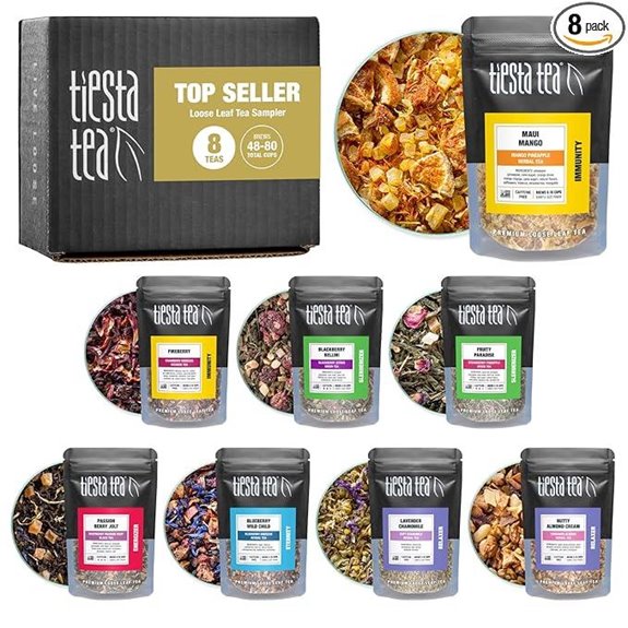 Tiesta Tea Loose Leaf Sampler Set with Seasonal Flavors