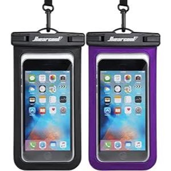 Hiearcool Waterproof Phone Pouch for iPhone (2-Pack)