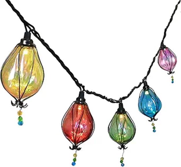 Vigdur Connectable Waterproof Outdoor String Lights (10 Bulbs)