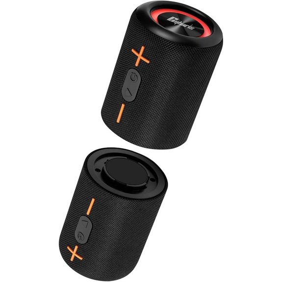 CYBORIS 2-in-1 Waterproof Bluetooth Speaker with Stereo Sound