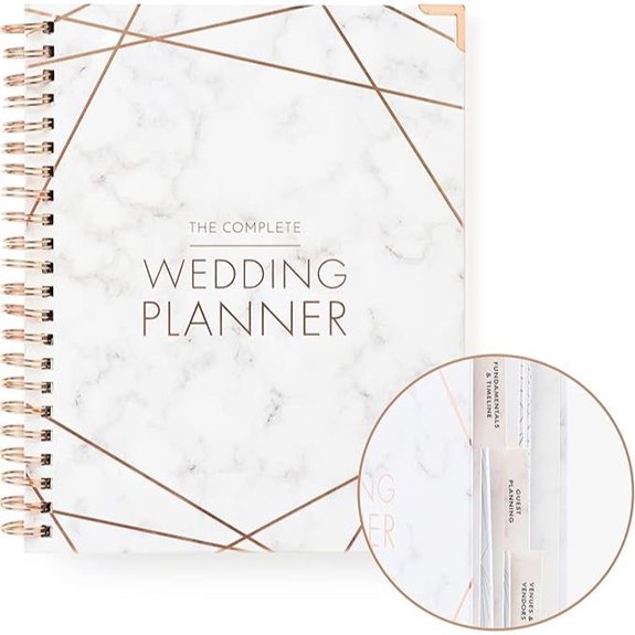 Wedding Planning Binder with Countdown Calendar