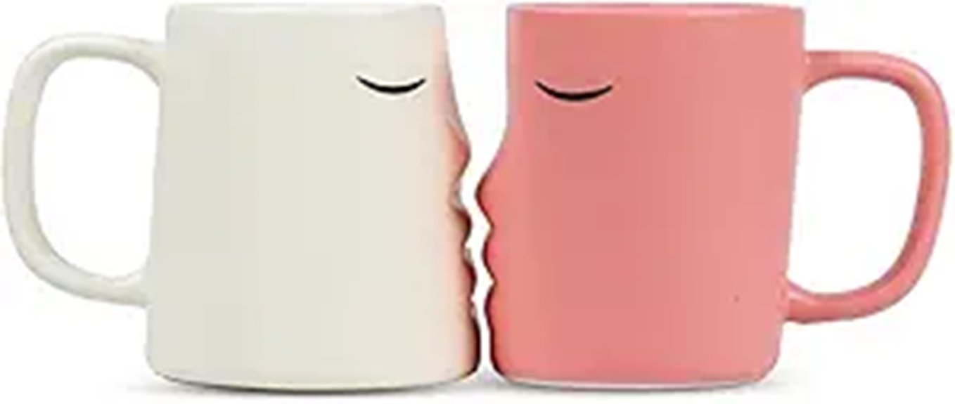 Occasionals Kissing Couple Mug Set Wedding Gift