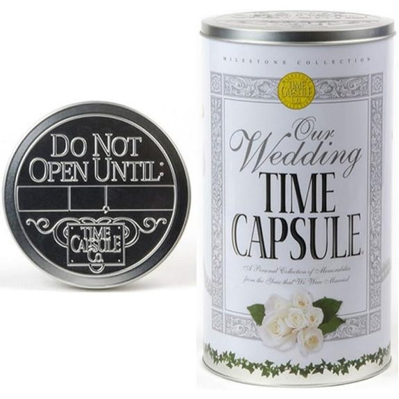 Wedding Time Capsule Keepsake Set for Weddings