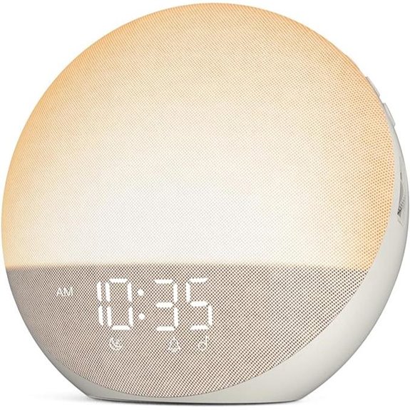 Sunrise Alarm Clock with White Noise and Bluetooth Speaker
