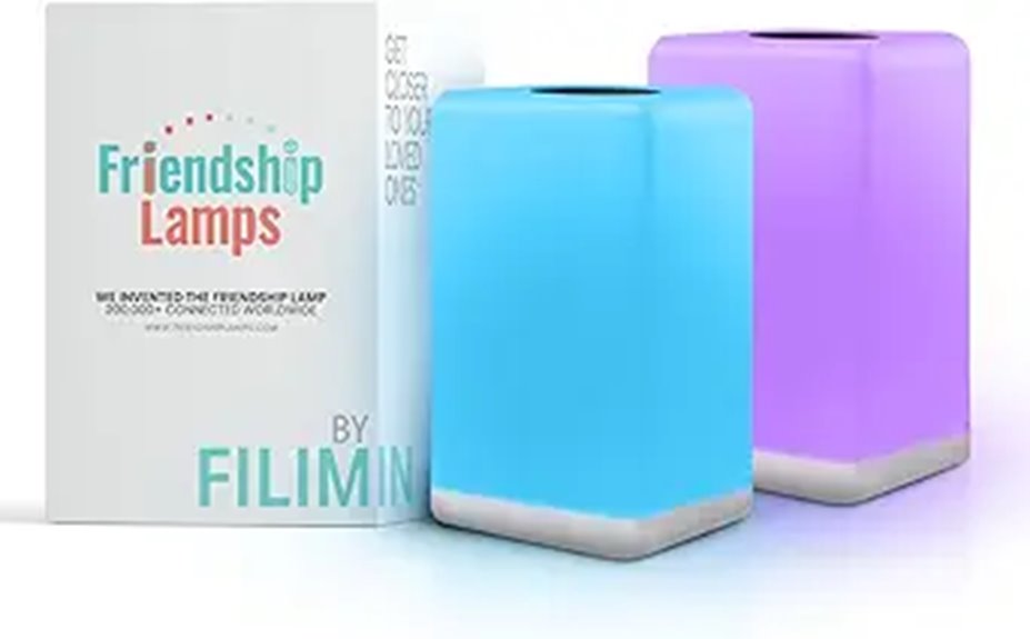 FriendLi Wi-Fi LED Touch Lamp Set for Connection