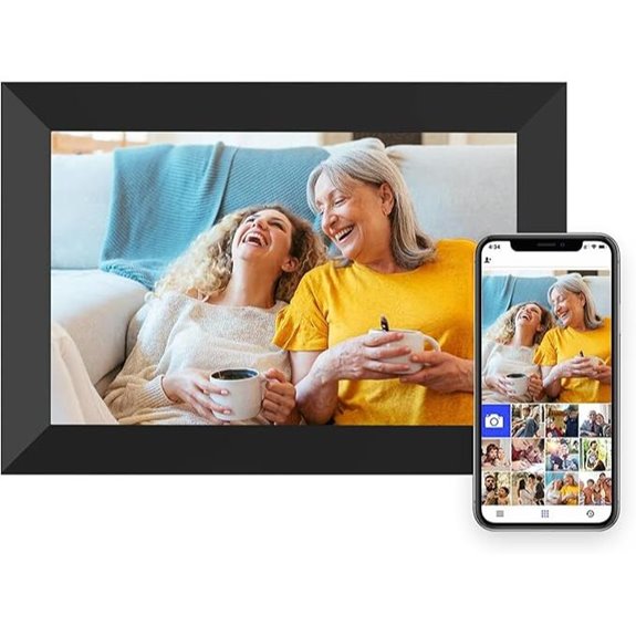 Digital WiFi 10.1 Smart Photo Frame with Touchscreen