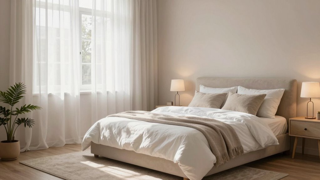 calm clutter free natural ambiance